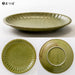 Minoru Pottery Mino Ware Tetote 215 Plates Matsuba Green Dinnerware-Kiichin - The #1 Place for Japanese Goods in Your Hand!