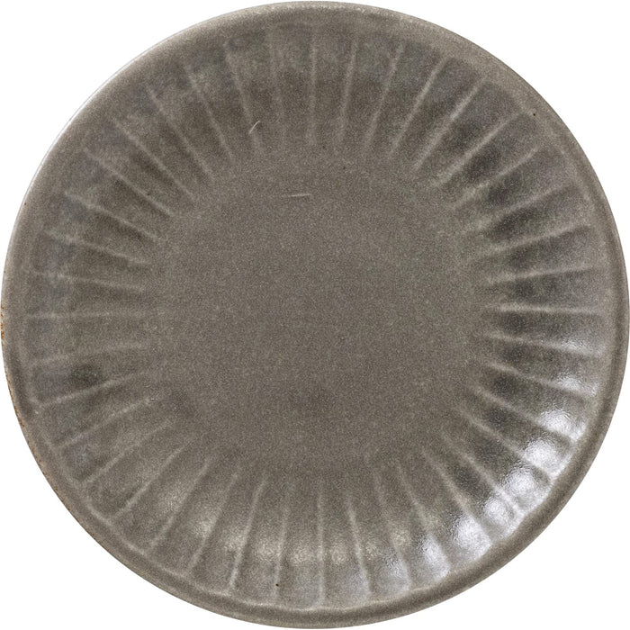 Minoru Pottery Mino Ware Tetote 215 Dining Plates Tin Finish-Kiichin - The #1 Place for Japanese Goods in Your Hand!