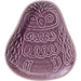 Minoru Pottery Mino Ware 115 Plate Amethyst Metsa Owl Design-Kiichin - The #1 Place for Japanese Goods in Your Hand!