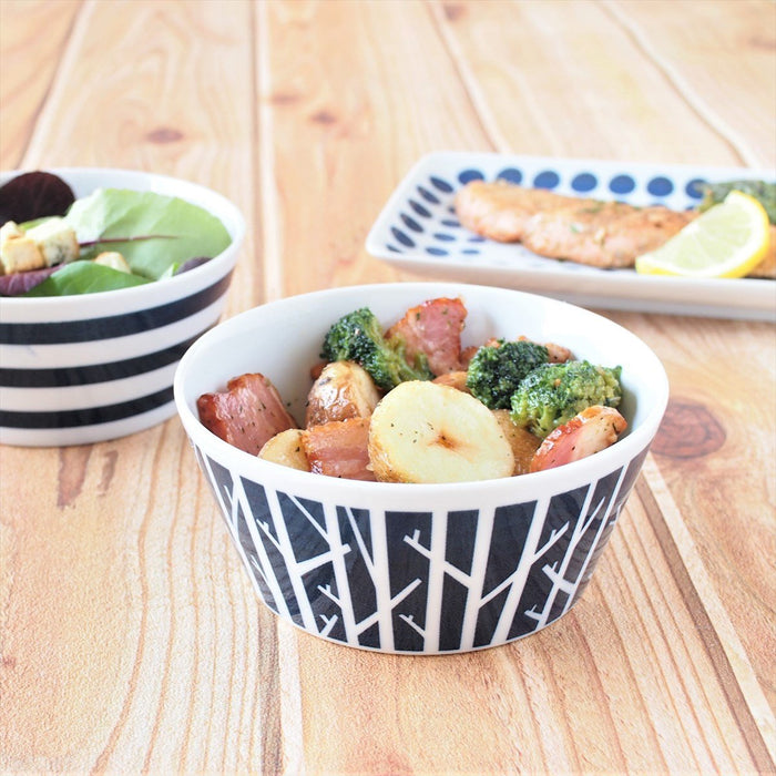 Minoru Pottery Small Bowl Plantery Border M - Elegant Ceramic Decorative Piece-Kiichin - The #1 Place for Japanese Goods in Your Hand!