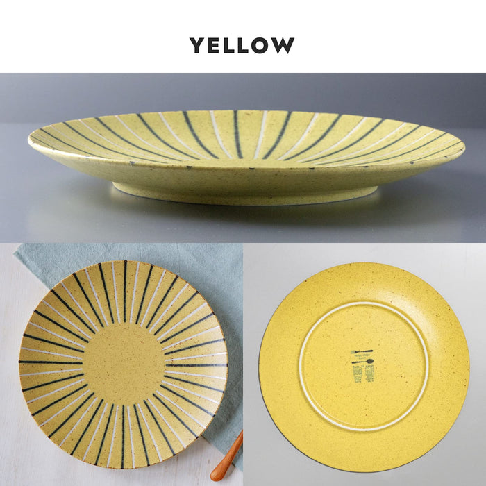 Minoru Touki Awasaka Pottery Plate 235ml Lion Design Mogumogu Collection-Kiichin - The #1 Place for Japanese Goods in Your Hand!