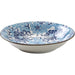 Minoru Pottery Navy Blue Coupe Plate 20.5cm Winter Peony Design-Kiichin - The #1 Place for Japanese Goods in Your Hand!