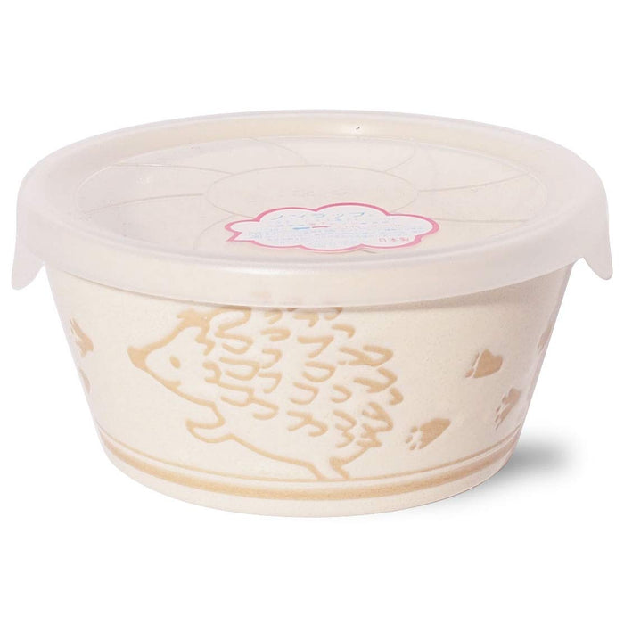 Minoru Pottery Small Bowl Hedgehog Cream 11.4Cm Diameter Lightweight-Kiichin - The #1 Place for Japanese Goods in Your Hand!