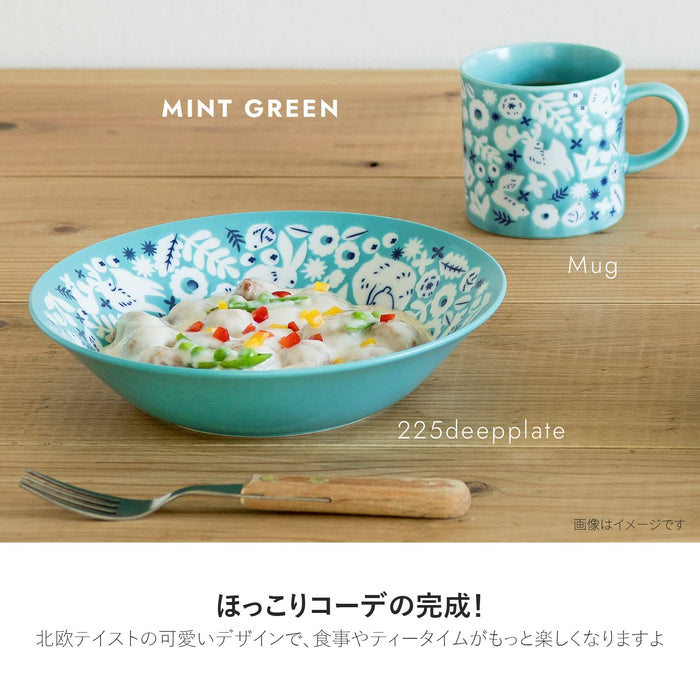 Minoru Pottery Kukka Aqua Blue Mug 300ml Lightweight and Stylish-Kiichin - The #1 Place for Japanese Goods in Your Hand!