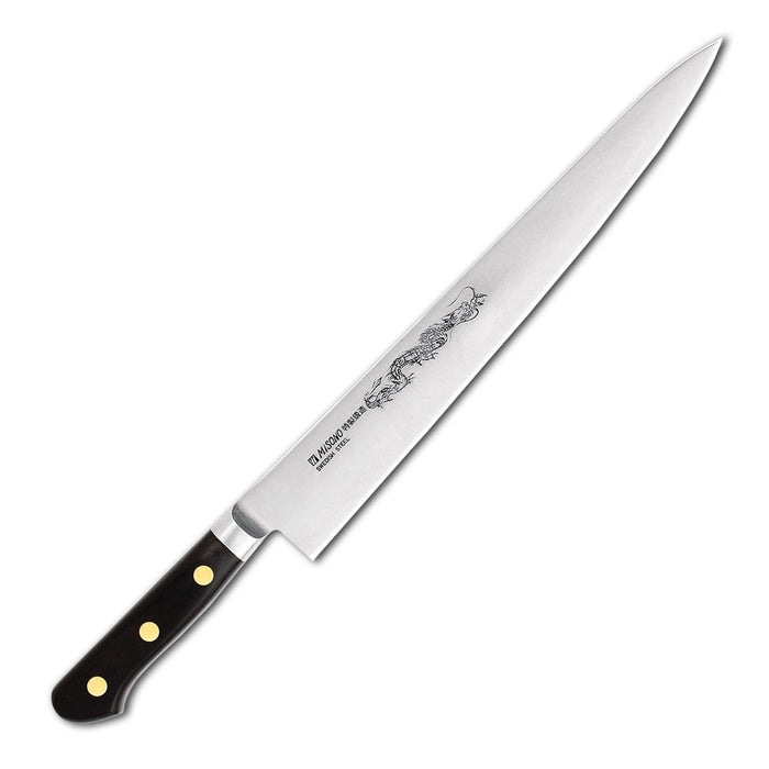 Misono Swedish Carbon Steel Sujihiki Knife 240mm with Engraving-Kiichin - The #1 Place for Japanese Goods in Your Hand!