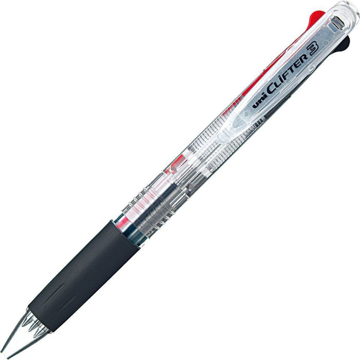 Mitsubishi Pencil 3-Color Ballpoint Pen - Clifter 0.7 Transparent Pack of 10-Kiichin - The #1 Place for Japanese Goods in Your Hand!