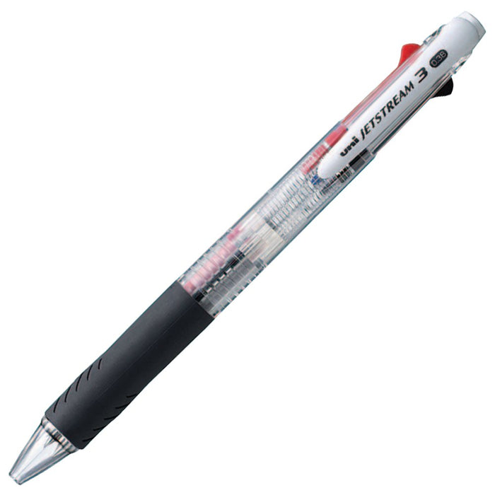 Mitsubishi Pencil Jet Stream 3-Color 0.38 Ballpoint Pen Transparent & Easy-to-Write