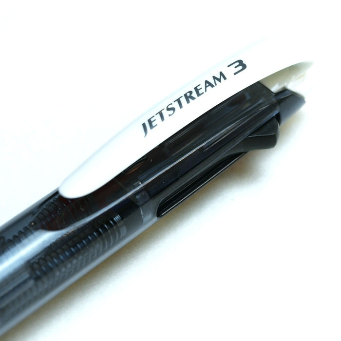 Mitsubishi Pencil Jet Stream 3 Color Ballpoint Pen 0.7mm Transparent Black