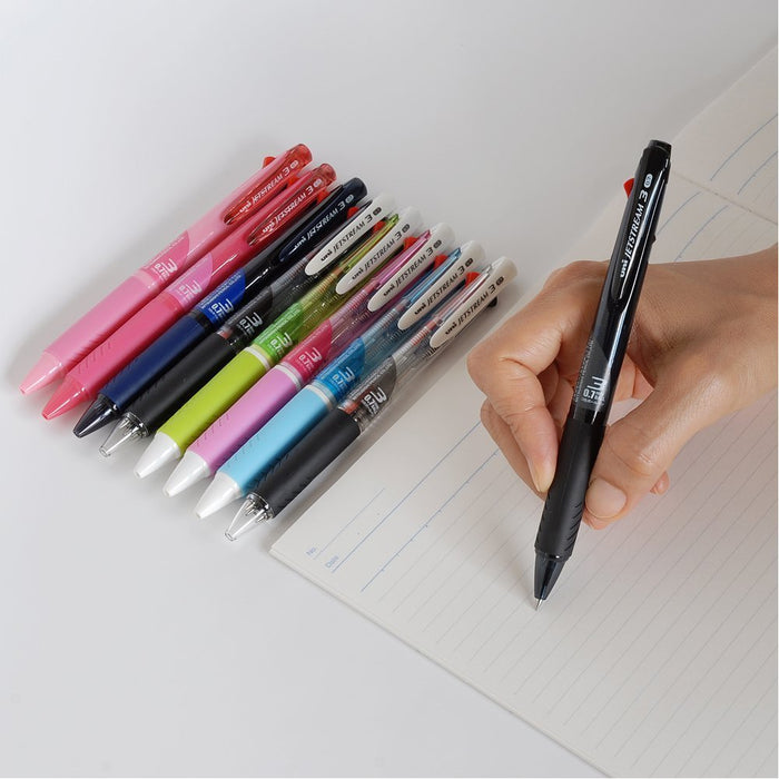 Mitsubishi Pencil Jet Stream 0.7 3 Color Transparent Ballpoint Pen Easy to Write