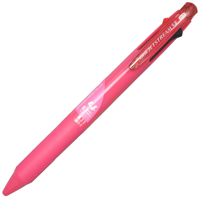 Mitsubishi Pencil Jet Stream 4-Color Ballpoint Pen Easy-to-Write 0.7mm Rose Pink