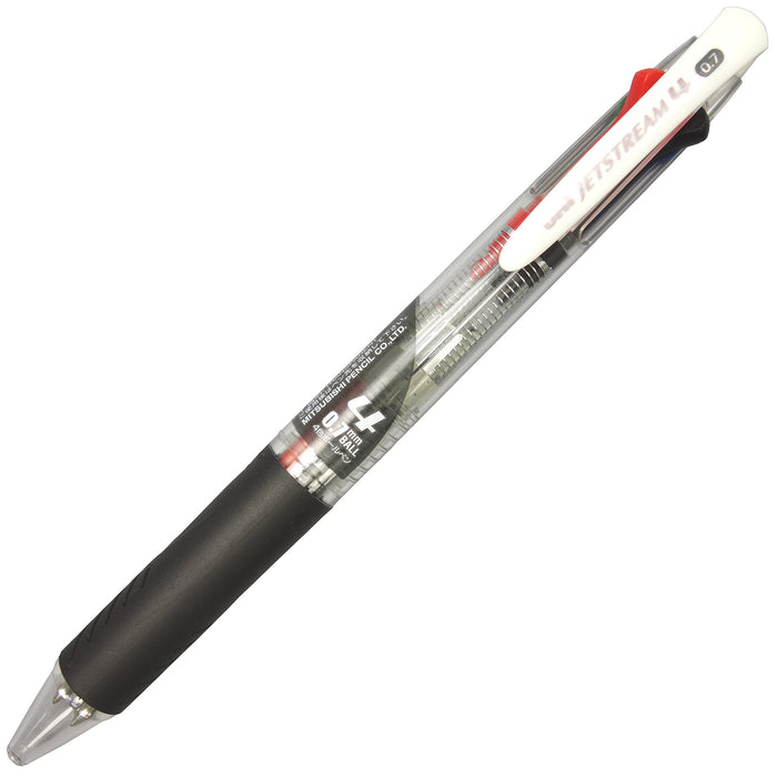 Mitsubishi Pencil Jet Stream 4 Color 0.7 Ballpoint Pen Transparent and Easy to Write