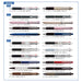 Mitsubishi Pencil Jet Stream 0.5 Multicolor Ballpoint Pen Refill - 4 Colors 2 Packs-Kiichin - The #1 Place for Japanese Goods in Your Hand!