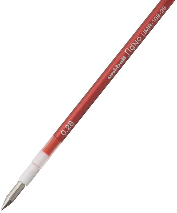 Mitsubishi Pencil Ballpoint Pen Red Refill Style Fit 0.28 Umr10928.15