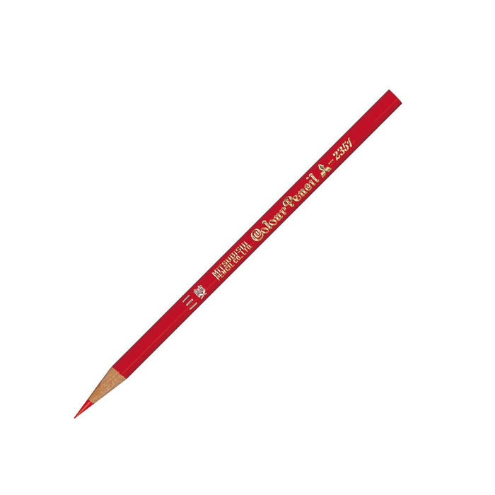 Mitsubishi Pencil Vermilion Colored Pencils K2351 - Pack of 12