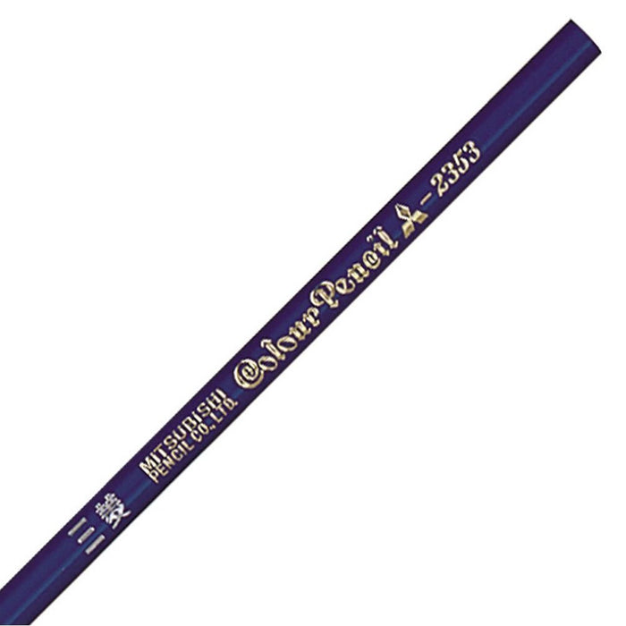 Mitsubishi Pencil 2353 - Indigo Colored Pencils 1 Dozen Pack