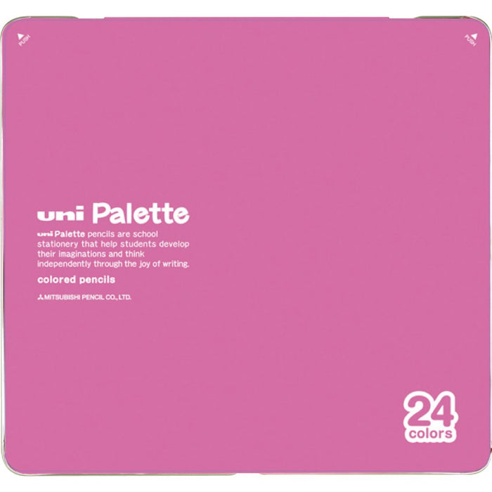 三菱鉛筆 - 880 Uni Palette 小學粉紅色 24 色鉛筆