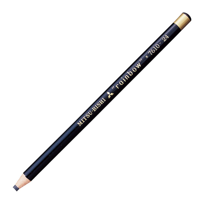 Mitsubishi Pencil No.7610 - Black Colored Aqueous Dermatograph Pencils Pack of 12