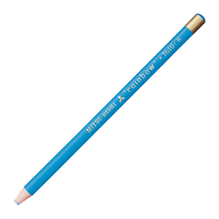 Mitsubishi Pencil No.7610 Light Blue Colored Pencils Aqueous Dermatograph 1 Dozen