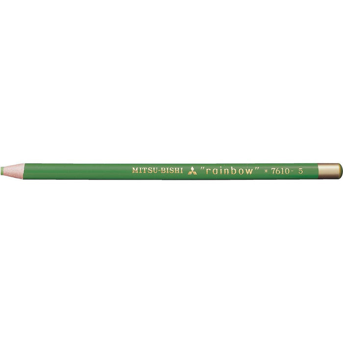 Mitsubishi Pencil Aqueous #7610 Yellow Green Colored Pencils - Set of 12