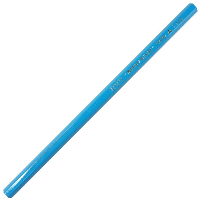 Mitsubishi Pencil Hard No.7700 - Light Blue Colored Pencil Pack of 12