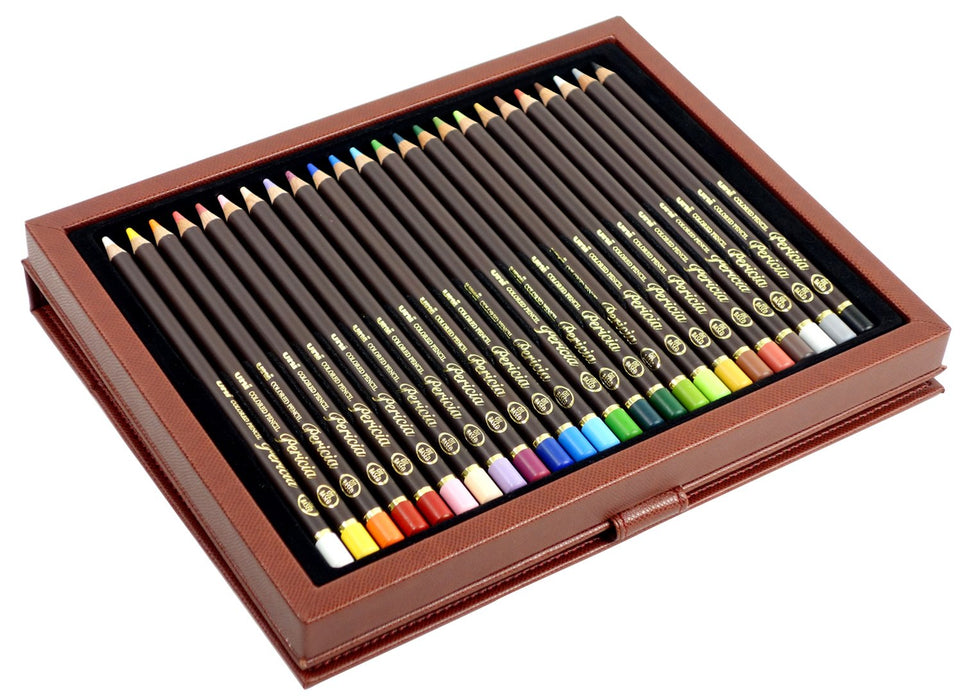 Mitsubishi Pencil Unicolor Perisia 24 Colored Pencil Set Ucpplc24C