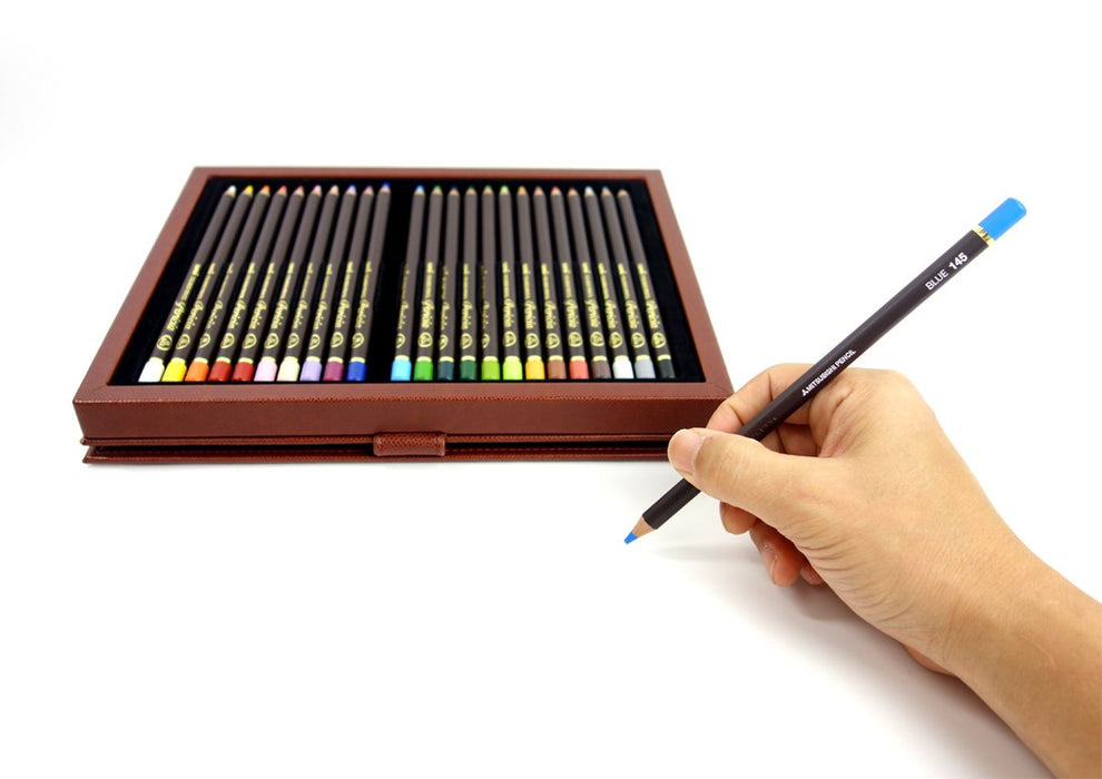 Mitsubishi Pencil Unicolor Perisia 24 Colored Pencil Set Ucpplc24C