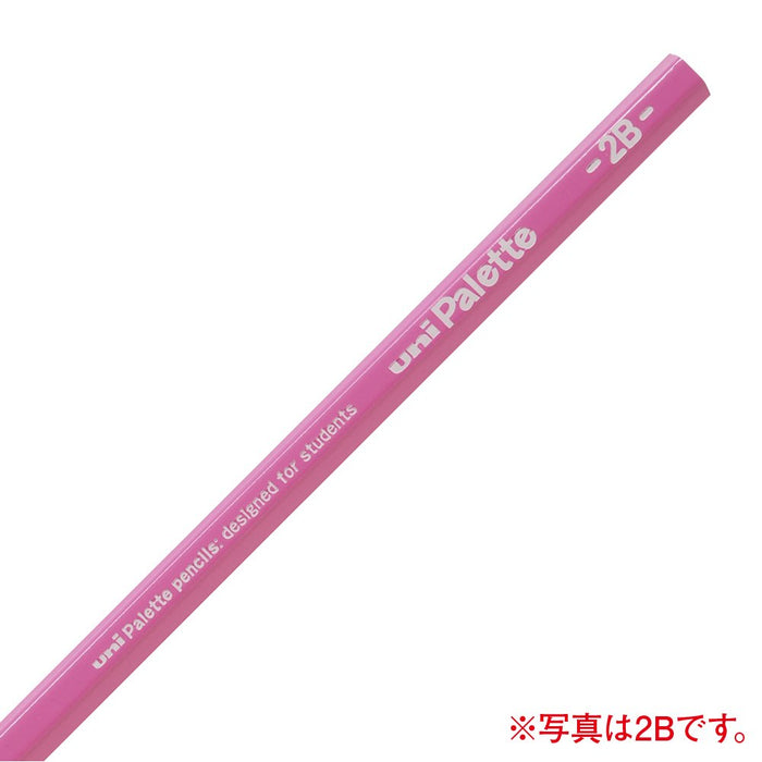 Mitsubishi Pencil Uni Palette 6B Drawing Pencil Pastel Pink 1 Dozen Pack