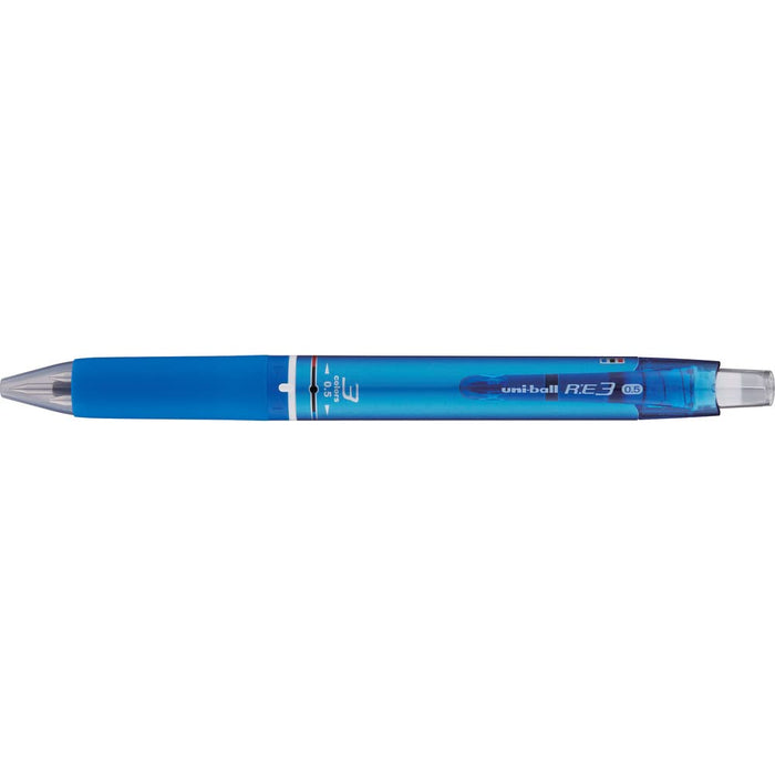 Mitsubishi Pencil Uniball Re3 Erasable Ballpoint Pen 0.5mm 3 Colors Light Blue