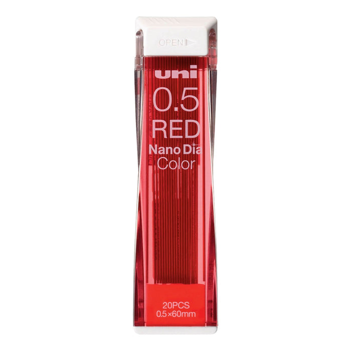 Mitsubishi Pencil Nano Diamond 0.5 Red Erasable Color Lead 10 Pieces