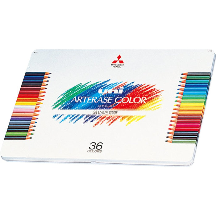 Mitsubishi Pencil Uniarterase Colored Pencil Set - Erasable 36 Colors Uac36C