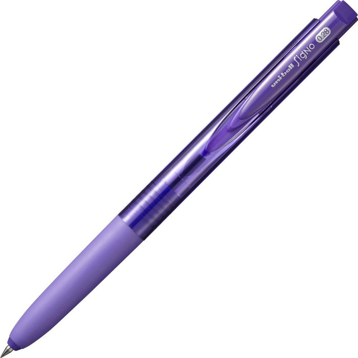 Mitsubishi Pencil Signo Rt1 Gel Ballpoint 0.28 Umn15528.12 Violet Pack of 10