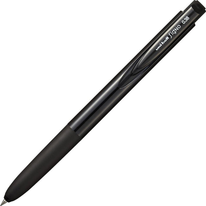 Mitsubishi Pencil Signo Rt1 Black Gel Ballpoint Pen 0.38mm 10-Pack