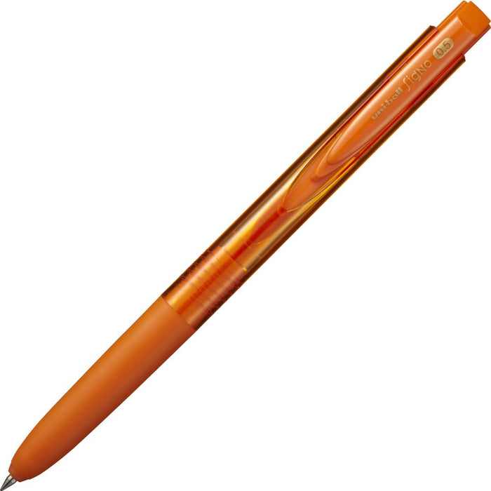 Mitsubishi Pencil Signo RT1 Gel Ballpoint Pen 0.5mm Orange Pack of 10