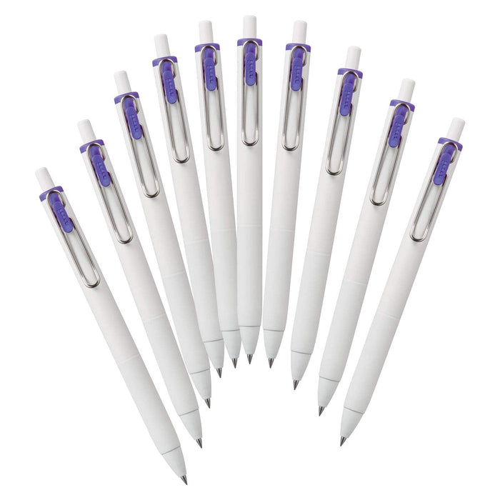 Mitsubishi Pencil Uniball One Gel Ballpoint Pen 0.38mm Violet Pack of 10-Kiichin - The #1 Place for Japanese Goods in Your Hand!