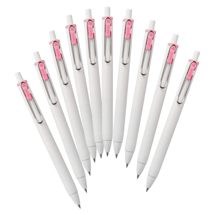 Mitsubishi Pencil Uniball One Gel Ballpoint Pen 0.5 Light Pink 10 Pack