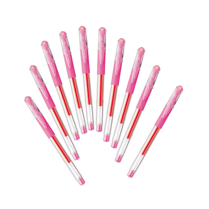 Mitsubishi Pencil Uniball Signo 0.38 Gel Pen 10 Pieces in Pink