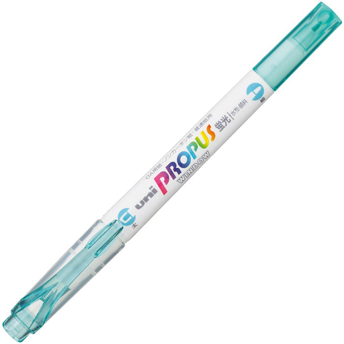 Mitsubishi Pencil Propass Window Soft Color Aqua Highlighter Set of 10