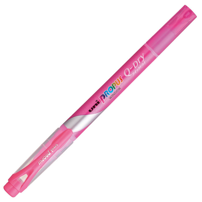 Mitsubishi Pencil Propus Quick Dry Pink Highlighter 10 Pieces Pack