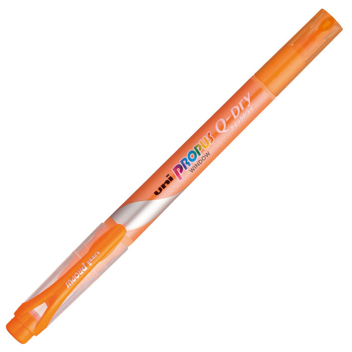 Mitsubishi Pencil Quick Dry Orange Highlighter Propus Pus138T.4 Pack of 10