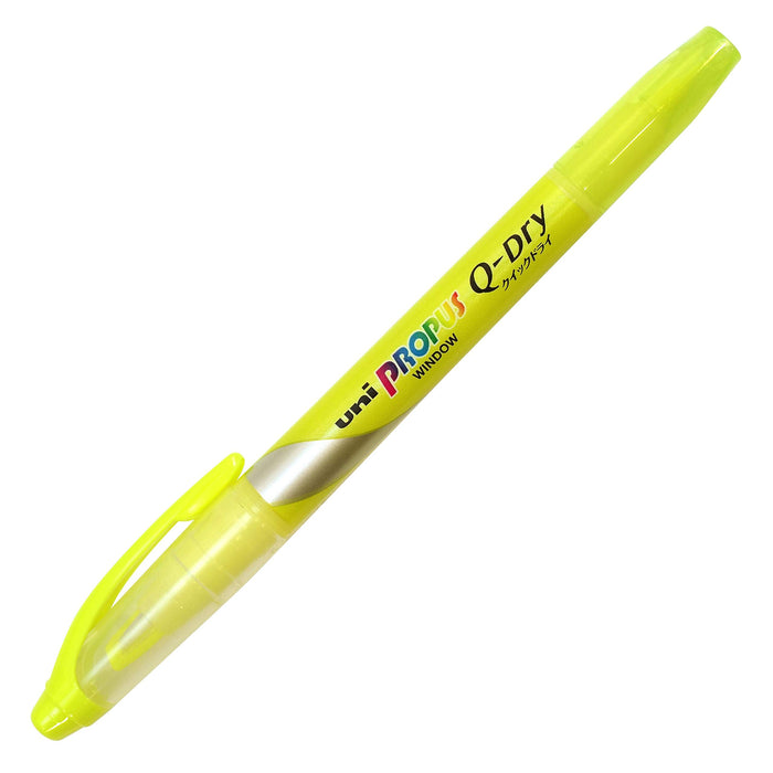 Mitsubishi Pencil Quick Dry Yellow Highlighter Propus Pus138T.2