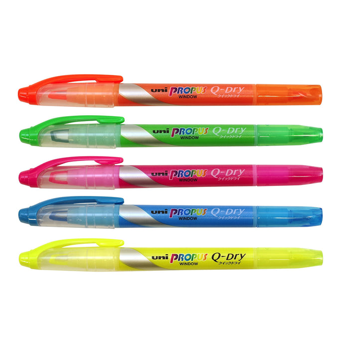 Mitsubishi Pencil Quick Dry Yellow Highlighter Propus Pus138T.2