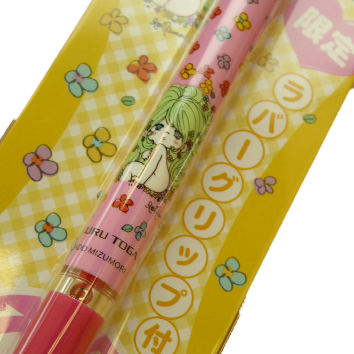 Mitsubishi Pencil Kurtoga 0.5mm Pink Flower Grip - Ado Mizumori Collaboration