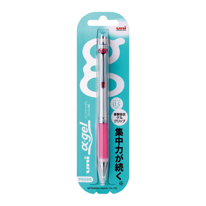 Mitsubishi Pencil Alpha Gel Slim 0.5 Mechanical Pencil in Rose Pink