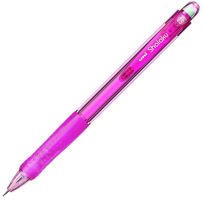 Mitsubishi Pencil Berisha Raku 0.5 Mechanical Pencil Transparent Pink Less Fatigue