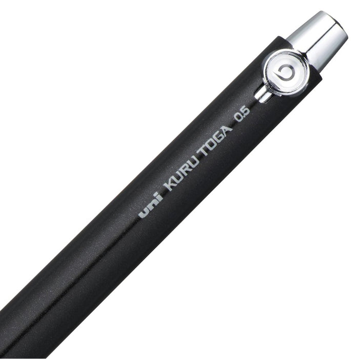 Mitsubishi Pencil Kurtoga 0.5 Black Mechanical Pencil with Rubber Grip