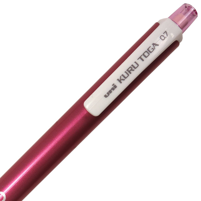 Mitsubishi Pencil Kurtoga 0.7mm Mechanical Pencil with Auto Lead Rotation Pink