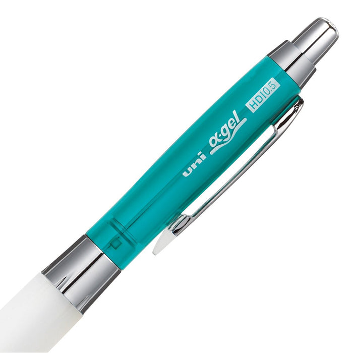 Mitsubishi Pencil Uni Alpha Gel 0.5mm Mechanical Pencil in Chrome Green