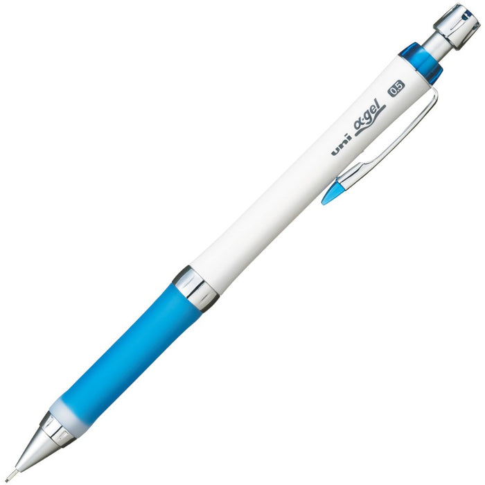 Mitsubishi Pencil Uni Alpha Gel Slim Mechanical Pencil 0.5 White Blue M5807Gg1Pw.33