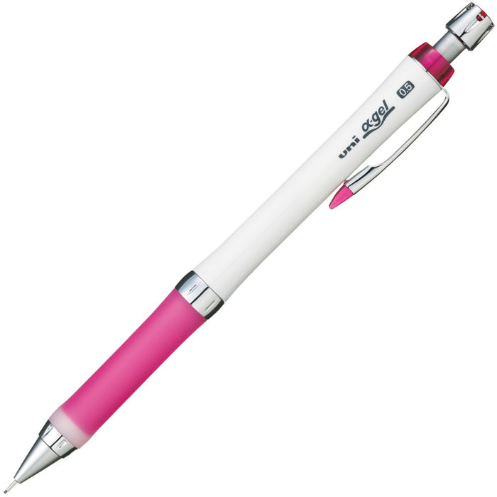 Mitsubishi Pencil Uni Alpha Gel Slim Mechanical Pencil 0.5mm White Pink