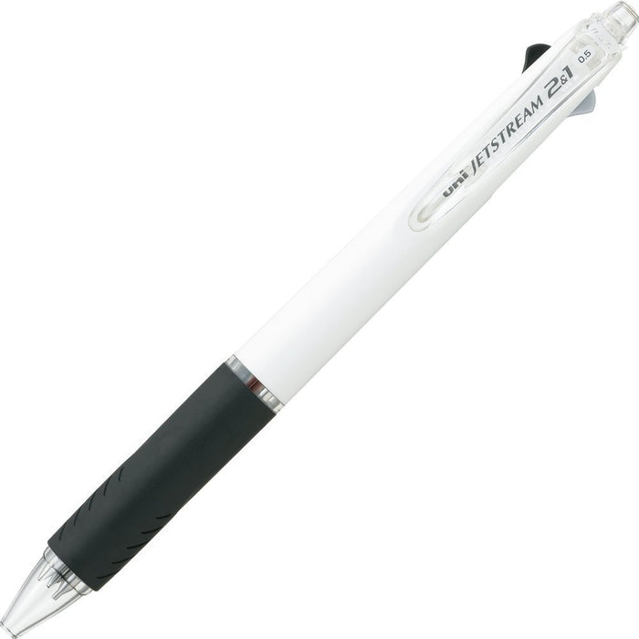 Mitsubishi Pencil Jet Stream 2&1 Multi-Function Pen 0.5mm White Easy to Write